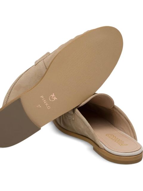 PINKO Love Birds slides - Neutrals