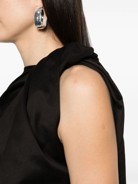TOTEME shoulder-twist dress - Black