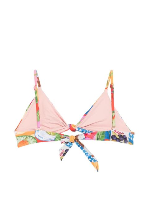 FARM Rio graphic-print bikini top - Pink - zdjęcie produktu nr 2