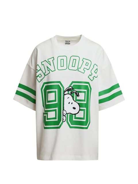 Essentiel Antwerp Snoopy print oversized T-shirt - White - zdjęcie produktu nr 1
