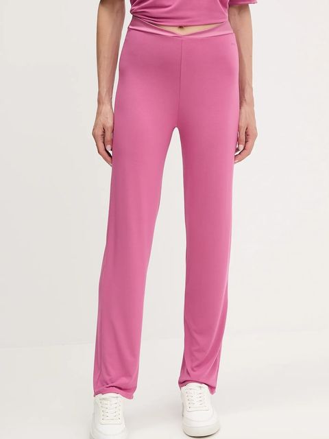 BOSS spodnie dresowe damskie kolor różowy gładkie 50545593 - zdjęcie produktu nr 1