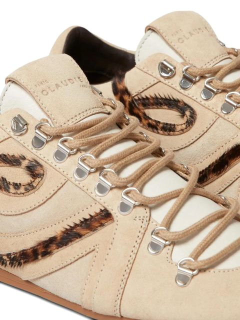 Claudie Pierlot leopard-print sneakers - Neutrals