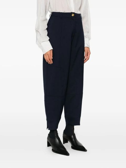 PINKO button-fastening panelled trousers - Blue