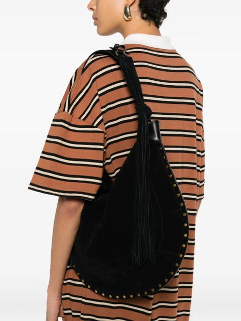 ISABEL MARANT Oskan stud-embellished hobo bag - Black - zdjęcie produktu nr 2