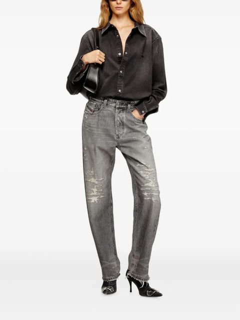 Diesel 1988 D-Ark frayed pocket jeans - Grey - zdjęcie produktu nr 2