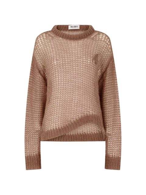 The Attico light safari knit sweater - Neutrals - zdjęcie produktu nr 1