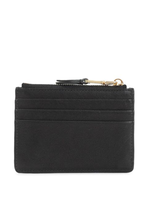 Miu Miu embossed-logo card holder - Black - zdjęcie produktu nr 2