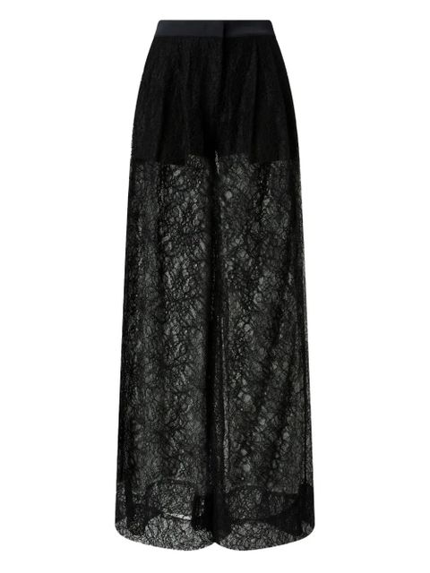 PINKO lace-panel trousers - Blue - zdjęcie produktu nr 1