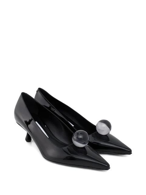 Jimmy Choo 50mm Orb pointed pumps - Black