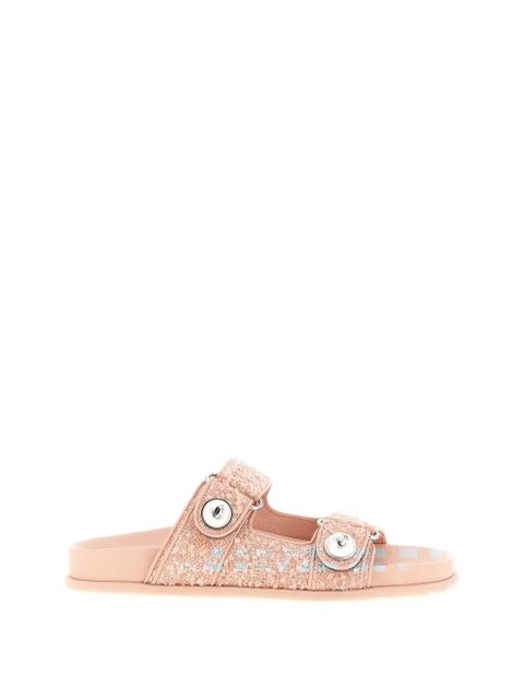 Jimmy Choo tweed pearl Fayence sandals - Pink - zdjęcie produktu nr 1