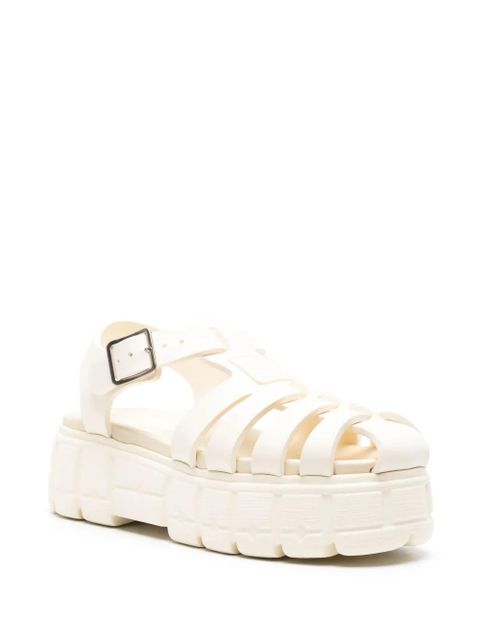 Miu Miu caged flatform sandals - White - zdjęcie produktu nr 2