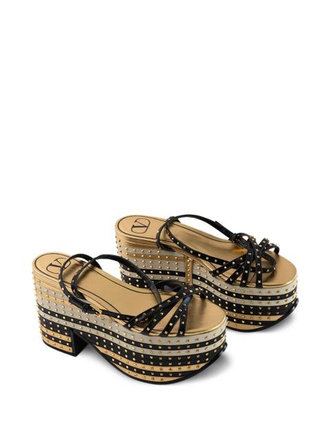 Valentino Garavani studded sandals - Black