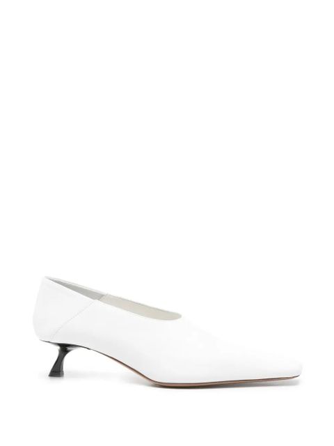 Sportmax square-toe pumps - White - zdjęcie produktu nr 1