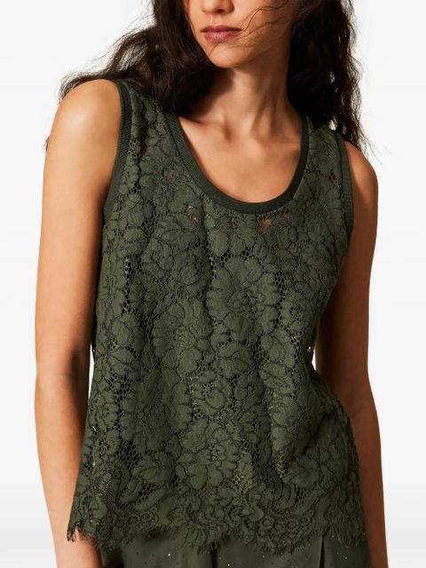 TWINSET lace blouse - Green