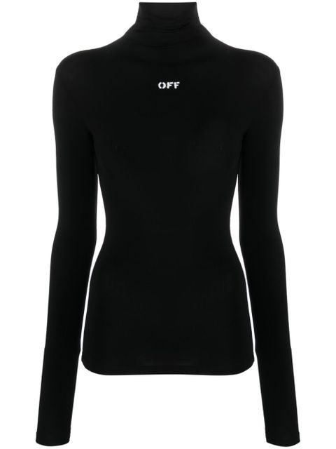 Off-White Off-Stamp high-neck top - Black - zdjęcie produktu nr 1