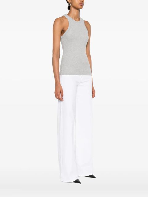 AGOLDE ribbed tank top - Grey