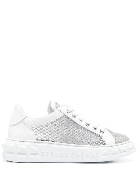 Casadei lurex sneakers - White - zdjęcie produktu nr 1