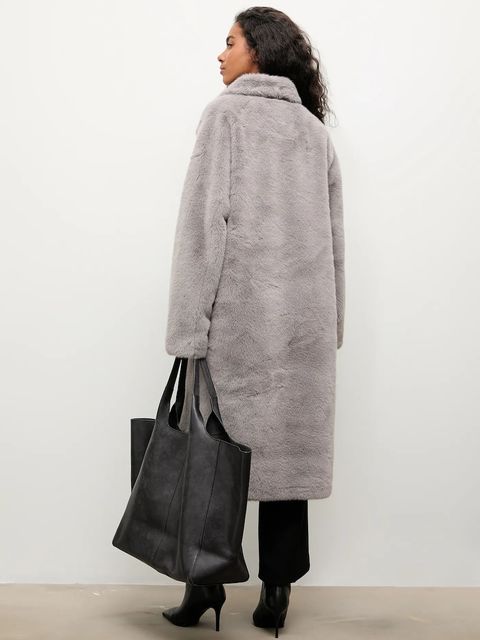 Answear.LAB płaszcz kolor szary