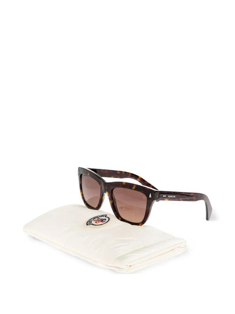 Moncler Eyewear tortoiseshell-effect square-frame sunglasses - Brown