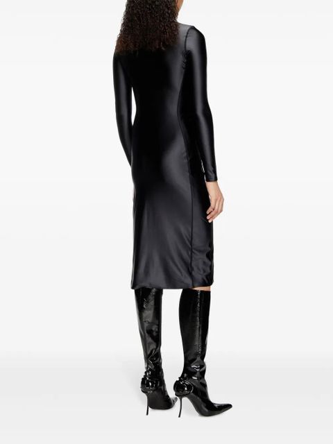 Diesel D-Silver midi dress - Black