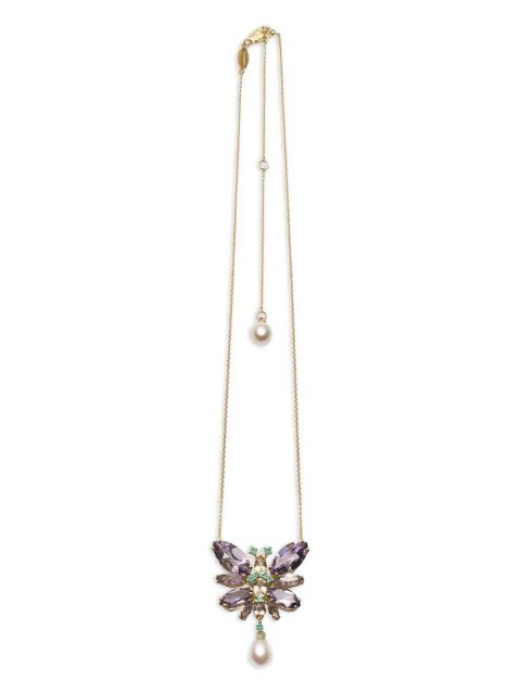 Dolce & Gabbana 18K yellow gold Butterfly multi-stones necklace - zdjęcie produktu nr 1