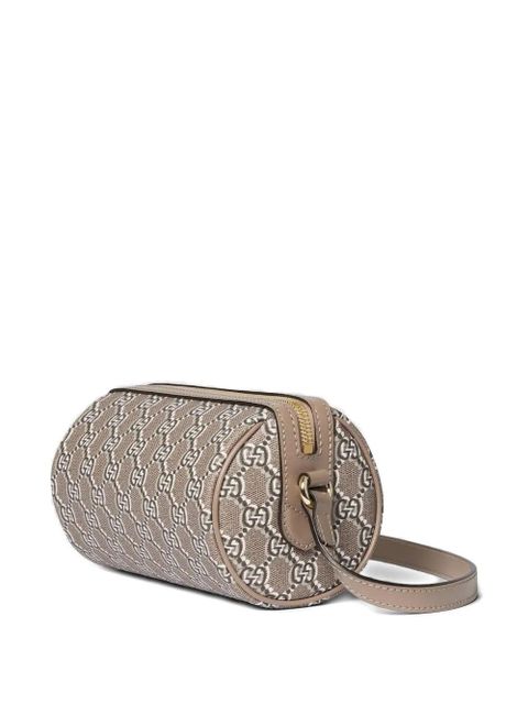 Gucci GG Supreme Canvas cylindrical shoulder bag - Grey
