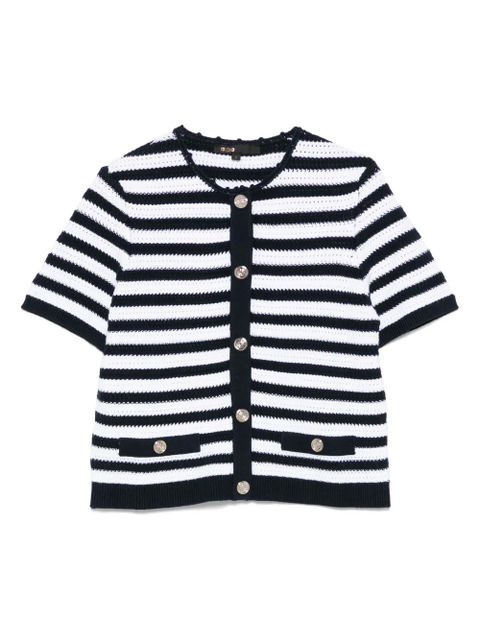 Maje cropped crochet cardigan - White - zdjęcie produktu nr 1