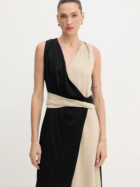 BOSS sukienka kolor czarny mini rozkloszowana 50542870 - zdjęcie produktu nr 1