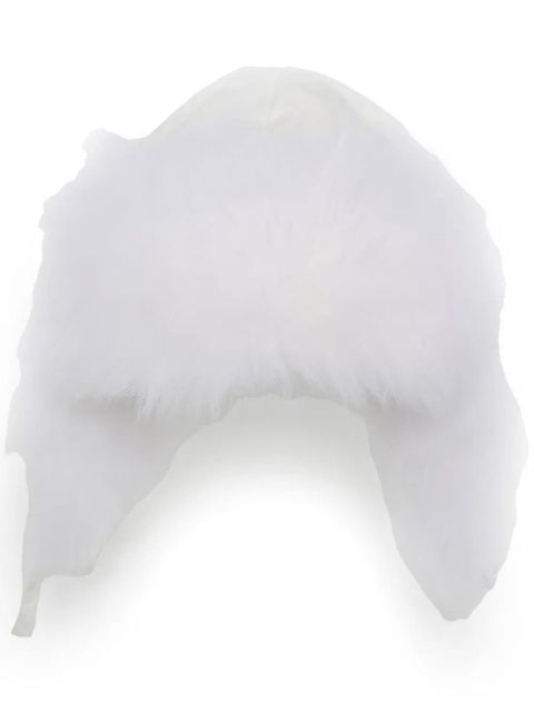 Yves Salomon technical cashmere ushanka hat - White - zdjęcie produktu nr 1