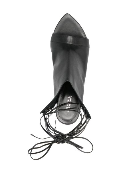 ISABEL MARANT Dulsy 90mm leather sandals - Black