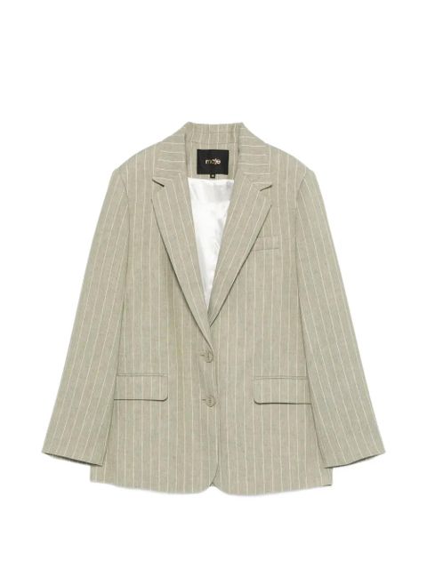 Maje pinstripe-pattern blazer - Neutrals - zdjęcie produktu nr 1
