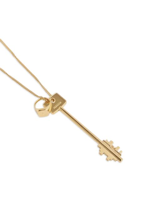 Rabanne key-pendant necklace - Gold
