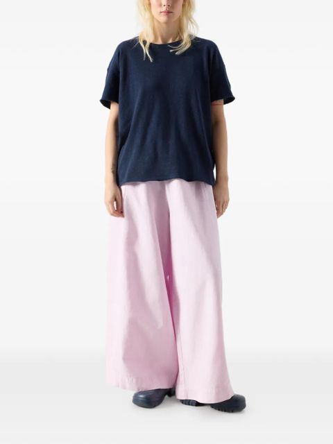 American Vintage Namaz elasticated cotton trousers - Pink - zdjęcie produktu nr 2
