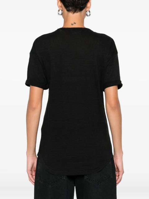 MARANT ÉTOILE logo-print T-shirt - Black