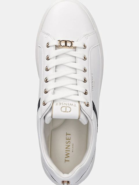Twinset sneakersy damskie kolor biały 252TCP020 - zdjęcie produktu nr 2