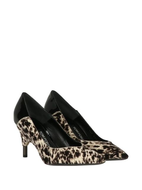 TOM FORD animal print leather pumps - Neutrals - zdjęcie produktu nr 2