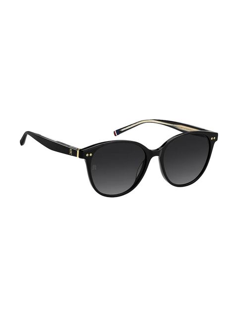 Tommy Hilfiger okulary przeciwsłoneczne damskie kolor czarny TH 2289/S