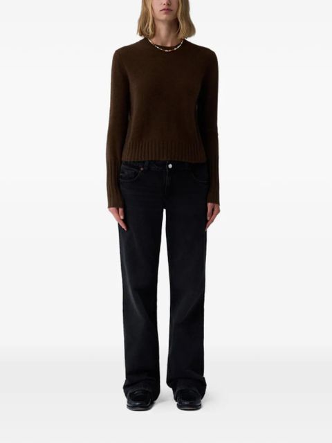 Guest In Residence Shrunken Crew cashmere sweater - Brown - zdjęcie produktu nr 2