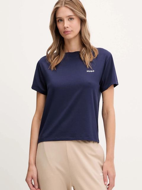 HUGO t-shirt lounge kolor granatowy 50534300 - zdjęcie produktu nr 1
