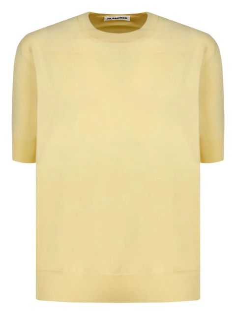 Jil Sander cotton short-sleeve t-shirt - Yellow - zdjęcie produktu nr 1