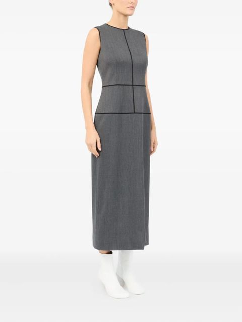 MM6 Maison Margiela panelled sleeveless dress - Grey
