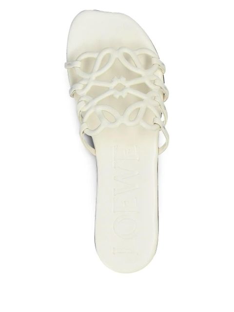 LOEWE Anagram slides - White