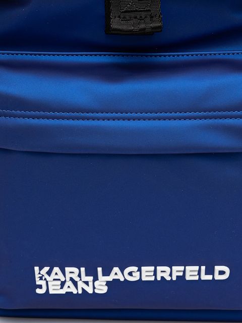 Karl Lagerfeld Jeans plecak kolor niebieski duży gładki A3M30246 - zdjęcie produktu nr 2