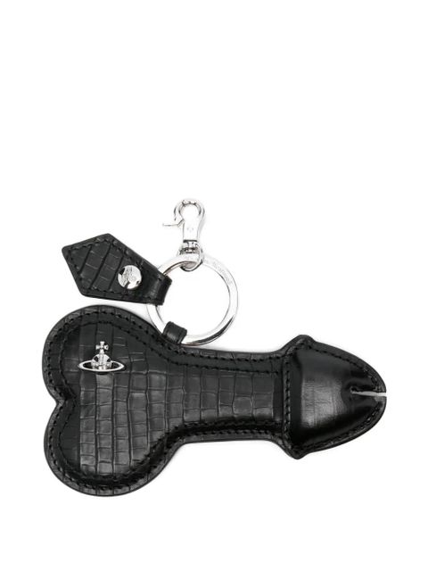 Vivienne Westwood Bell End leather keyring - Black - zdjęcie produktu nr 1