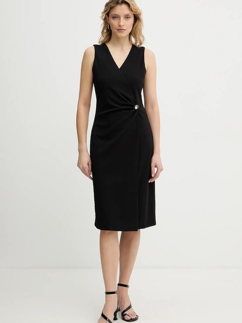 Calvin Klein sukienka kolor czarny mini prosta LV044E047G - zdjęcie produktu nr 1