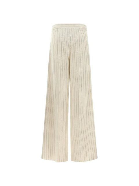Max Mara Mxmosso palazzo pants - White - zdjęcie produktu nr 2