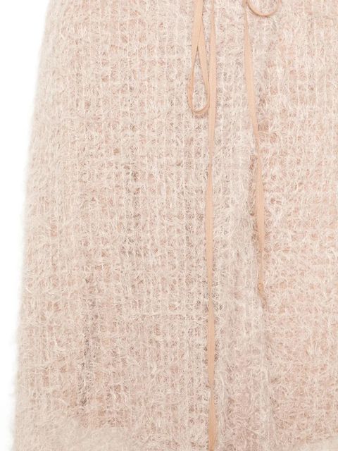 Alysi tie waist skirt - Neutrals