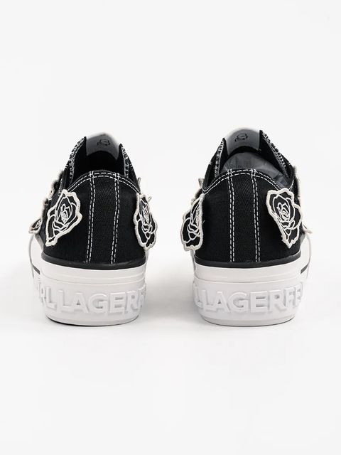 Karl Lagerfeld tenisówki KAMPUS MAX kolor czarny KL60425