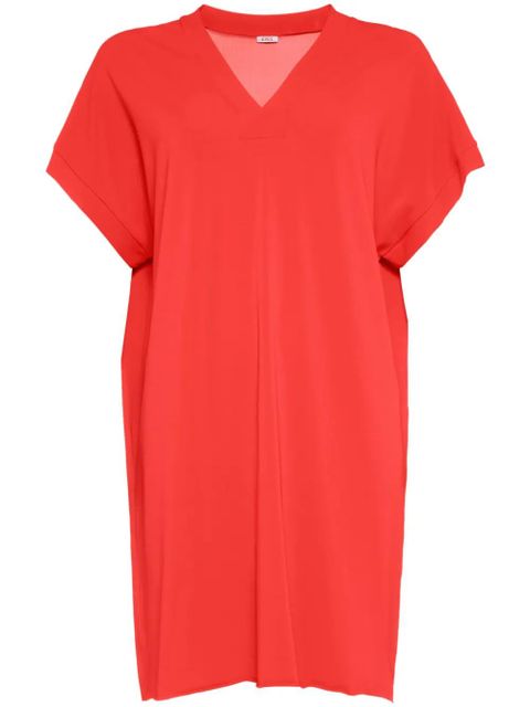 ERES Tali V-neck tunic dress - Red - zdjęcie produktu nr 1