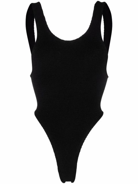 Reina Olga Ruby crinkled swimsuit - Black - zdjęcie produktu nr 1